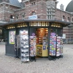 Stadskiosk - De traditionele kiosk is geplaatst en ingericht volgens de wensen van de ondernemer