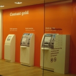 Geldautomaten wand - De geldautomaten ruimte is gebouwd volgens de laatste veiligheidseisen