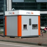 ING kiosk SAIL 2010 - Voor SAIL 2010 is in opdracht van ING een geldautomaten kiosk medeontwikkeld en geplaatst in Amsterdam.